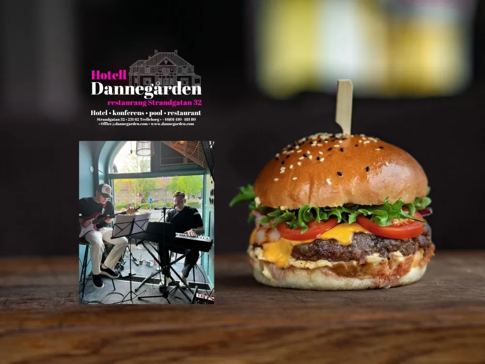 Burger Night with Two-Man-Band