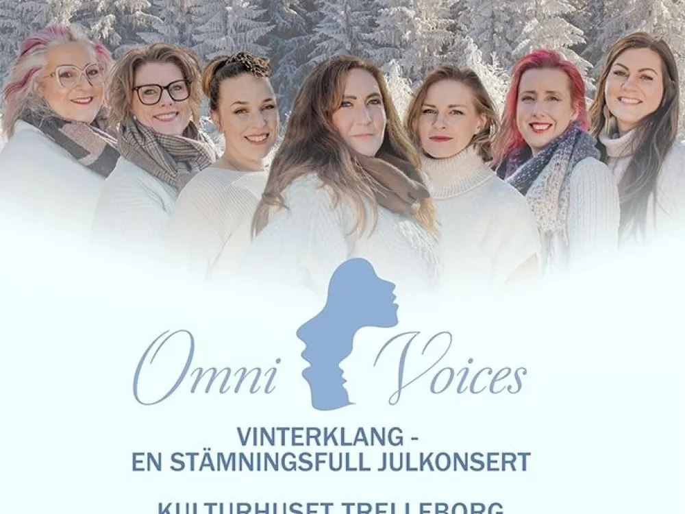 Vinterklang - en stämningsfull julkonsert  med sångensemblen OmniVoices