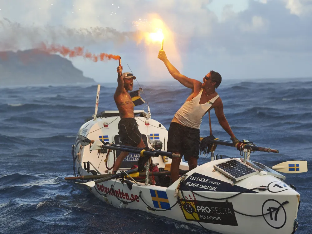 I roddbåt över Atlanten